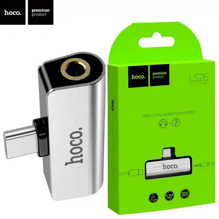 Hoco LS26 Type-C 2-in-1 Audio Converter